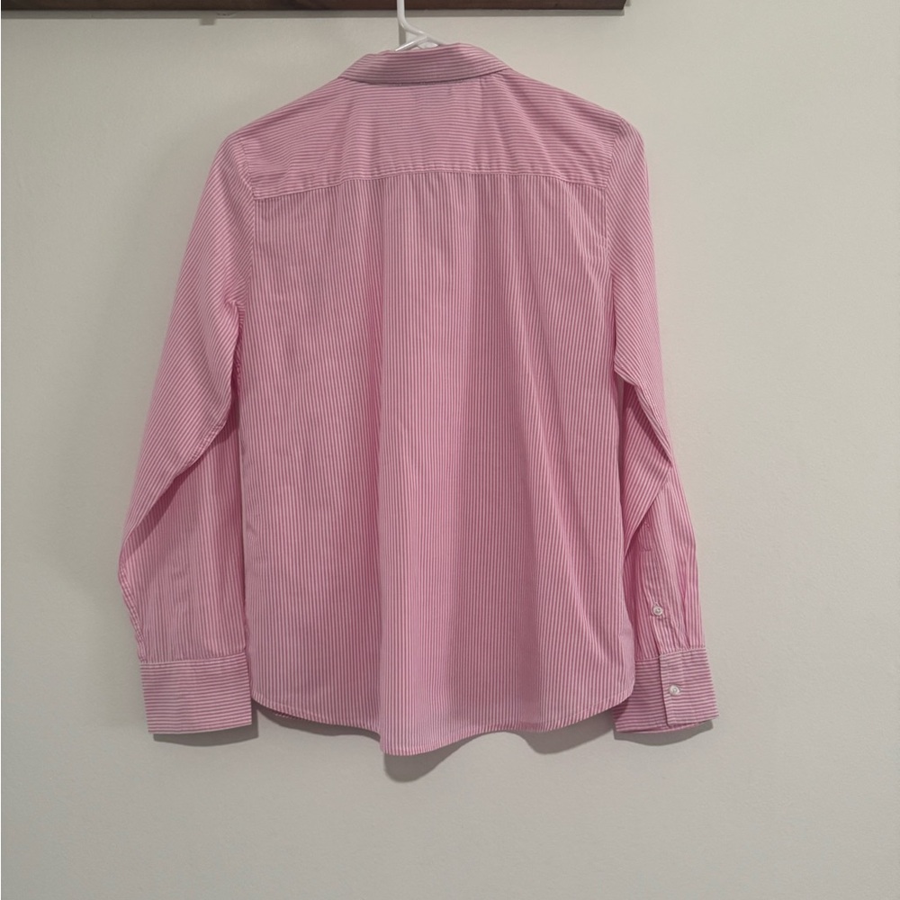 Kids Polo Pink Striped Shirt - Picture 4 of 4
